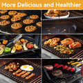 Dailyart Grill Mats for Outdoor Grill, Grill Mats Non Stick Set of 5 BBQ Grill Mat Baking Mats Teflon BBQ Grilling Accessories Reusable,Works on