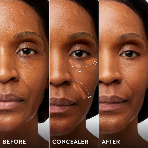 LAURA GELLER NEW YORK the Ideal Fix Concealer - Tan - Buildable Medium to Full Coverage Liquid Concealer - Covers under Eye Dark Circles &