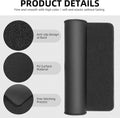 Grounding Mat Kit for Healthy Grounding Energy, Grounding Pad for Sleep with Grounding Wristband & 15ft Grounding Cord, for Improve Sleep and