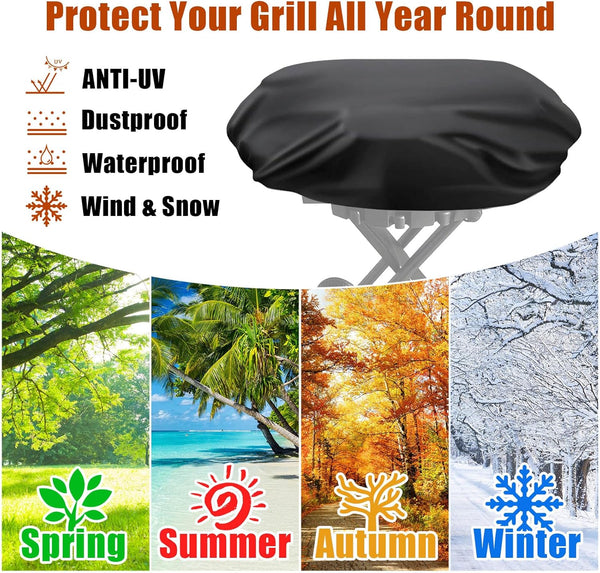 Grill Cover for Coleman Roadtrip LXX LXE and 285, Portable Grill Cover,Waterproof and Resistant, Grill Accessories for Coleman Roadtrip