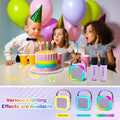 ShinePick Kids Karaoke Machine with 2 Wireless Microphones Portable Bluetooth Mini Karaoke Machine Speaker Kids Toys Christmas Birthday Gift for 3