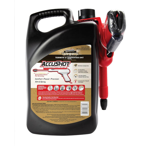 Spectracide Terminate Termite & Carpenter Ant Killer, Localized Control Termite Spray, Kills Wood-Destroying Insects , 1.33 Gallon (RTU Spray)