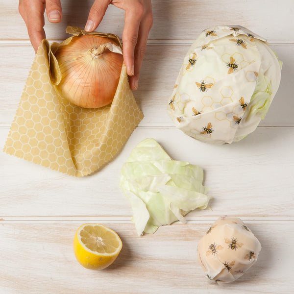 DANICA NOW DESIGNS Bees Beeswax Wrap, 3 CT