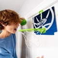 Nerf Mini Over the Door Basketball Hoop - Nerfoop Indoor Basketball Hoop for Kids - Toy Door Basketball Hoop + Mini Foam Basketball Game Set -