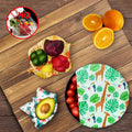 Reusable Beeswax Wrap - 9 Pack, Beeswax Wraps for Food, Eco-Friendly Beeswax Food Wrap, Organic, Sustainable, Biodegradable, Zero Waste,