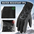 OZERO Winter Touchscreen Gloves for Men: Warm Running Gloves Windproof Water Resistant - Lightweight Thermal Glove for Hiking Cycling Driving