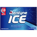 Dentyne Ice Peppermint Sugar Free Gum, 9 Packs of 16 Pieces (144 Pieces) | Chewing Gum, Perfect for Long Lasting Fresh Breath at School, Work &