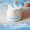 Febreze Plug Scent Booster Continuous Scent Device Oil Diffuser, Compatible with Febreze Air Freshener Plug in Refills