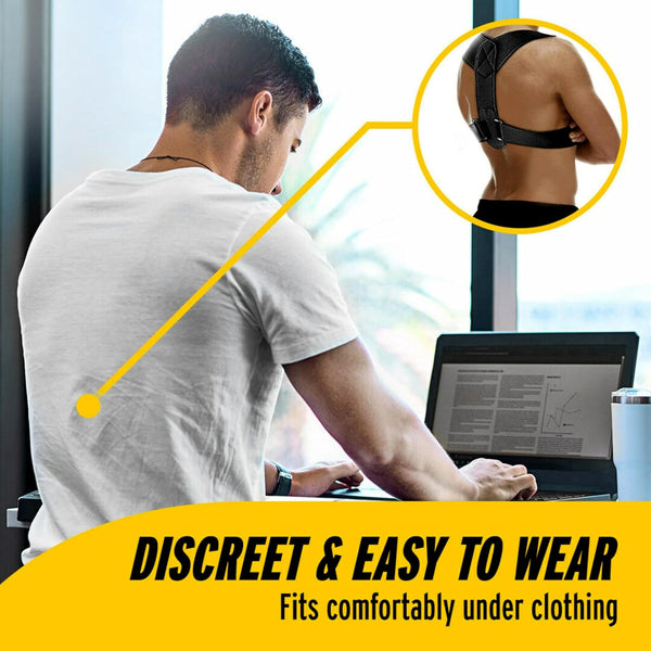FUTURO Posture Corrector, Fits Men and Women, Helps Promote Better Posture, Back Support, Doctor Developed, Adjustable Adjustable Posture Corrector