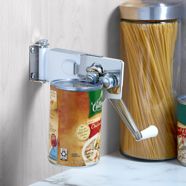 Swing-A-Way Wall Mount Can Opener with Magnet, 1-Pack, White