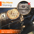 Oven Liners for Bottom of Oven - Thick Heavy Duty 17” x 25” 2 Pack Non-Stick Reusable Mats - BPA & PFOA Free Protector for Electric, Gas,