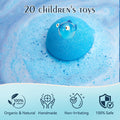 20 Pack Bath Bombs for Kids with Surprise Inside Bubble Bath Toys Organic Natural Bath Bombs Set Easter Basket Stuffers Birthday Christmas Gift