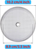 Attsky French Press Filter Replacement, 6-Pack, 4 Inch Stainless Steel Mesh | 4 Inch, Stainless Steel Mesh Screen, Replacement Parts for French