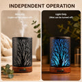 EQUSUPRO Essential Oil Diffuser 150ml Black Metal Aromatherapy Oil Diffuser Ultrasonic Cool Mist Diffuser with Auto Shut-Off Protection,7 Colors