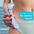 Gillette Venus Intimate Grooming Womens Razor Blade Refills with Bikini Trimmer, 4 Count (Pack of 1)