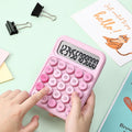 Mr. Pen- Mechanical Switch Calculator, 12 Digit Large LCD Display, Pink