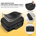 PAIYULE Oscillating Tool Case for DEWALT DCS356B/DCS354B, Box Only | Hard EVA Shell, Custom-Fit Storage, Blade Organizer and Room for Two