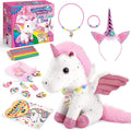 21-Piece Unicorn Gift Set for Girls Ages 3-8 | Soft Plush Stuffed Animals & Dress-Up Accessories Bundle | Idea Birthday Gifts, Christmas Presents,
