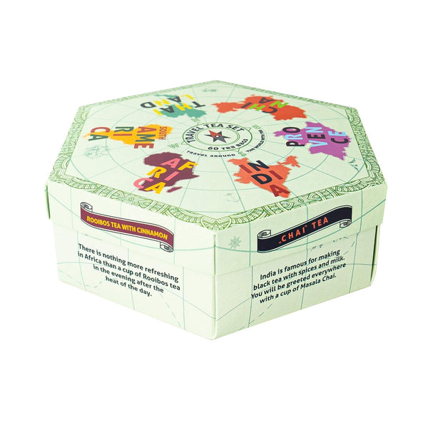 ACORUS Travel Tea Set | Round-The-World Trip of Your Dreams with Selection of Teas You Have Never Tasted Before | Assorted Tea Gift Set | Herbal