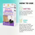 Hyleys Slim Tea Acai Berry Flavor - Weight Loss Herbal Supplement Cleanse and Detox - 25 Tea Bags (1 Pack)