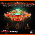 Force1 Scoot Skeet Mini Drone Electronic Shooting Game for Kids (Drone Only)- Hand Drones for Kids Compatible with Scoot Skeet LED Blaster,