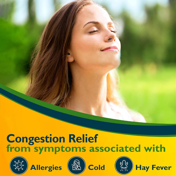 Benzedrex Nasal Decongestant Inhaler – Medicated Vapor Relief for Sinus Pressure, Nasal Congestion, Allergies, Hay Fever & Colds, 12 Count