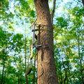 Climbing Sticks, 17” Lightweight Aluminium Hunting Climbing Sticks w/Silent Design, Tree Stand Sticks w/Pivoting V-Brackets & 20” Rope Aiders,