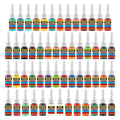 Solong Tattoo Ink Set 54 Complete Colors Pigment Kit 1/6oz (5ml) Tattoo Supply for Tattoo Kit TI1001-5-54
