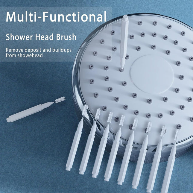 Shower Head Cleaning Brush for Small Hole,Multifunctional Shower Head Cleaner Tool Anti-Clogging Nozzle with Storage Box