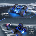 Tecnock Remote Control Car, 2.4Ghz RC Cars with USB-C Easy Charging, 4WD Double Sided 360ÃÂ° Rotates and Flips RC Stunt Car, Toys Gift for Boys and