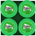 Trident Vibes Spearmint Rush Sugar Free Gum, 4 Bottles of 40 Pieces (160 Total Pieces)