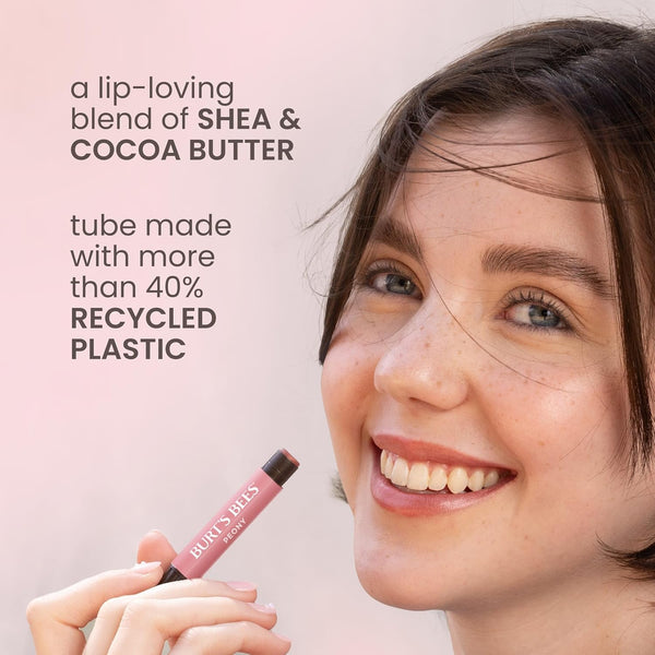 Burt's Bees Shimmer Lip Tint Set, Mothers Day Gifts, Tinted Lip Balm Stick, Moisturizing for All Day Hydration with Natural Origin Glowy Pigmented