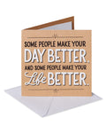 American Greetings Thank You Card (Day Better) 6.25 inches x 6.25 inches