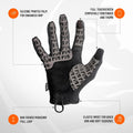 PIG Delta Utility Tactical Gloves, Touchscreen Compatible, High Dexterity, for Shooting, 1 Pair