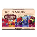 Celestial Seasonings Fruit Tea Sampler Herbal Tea Variety Pack, Caffeine Free, 18 Tea Bags per Box