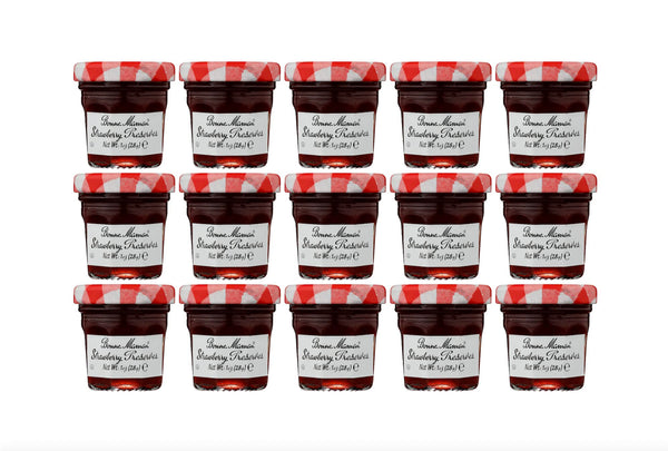 Bonne Maman Strawberry Preserves, 1 Ounce Jars (Pack of 15)