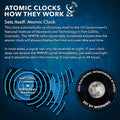 Sharp Atomic Digital Alarm Clock | Auto Set, Time Display, Date Display, Temperature Display