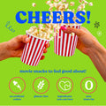 Pop N' Dulge Popcorn Movie Night Supplies 16 Pcs Gift Set, 5 Gourmet Popcorn Kernels, 5 Seasoning Variety Packs Non-Gmo Kosher Snacks, Great