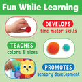 Creativity for Kids Pom Pom Pictures: Animals - Preschool Learning Activities, Sensory Toys for Toddlers, Toddler Arts and Crafts (Ages 3+)