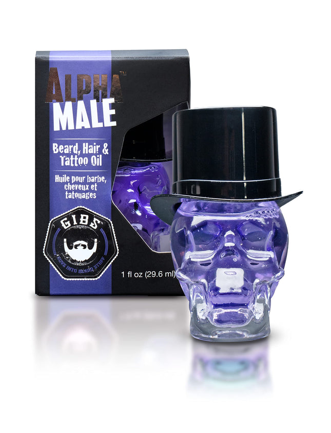 GIBS Signatur Series Skull Hair & Tattoo Oil (Skull Jars) - Softens & Strengthen