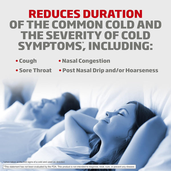 Cold-Eeze plus Defense Natural Citrus & Elderberry Zinc Chewable Gels, Homeopathic Cold Remedy, Shortens Common Cold Symptoms, Promotes Immune