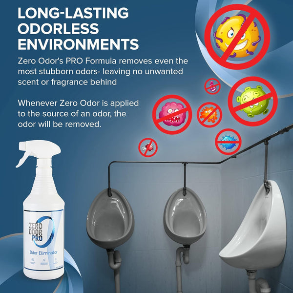 Zero Odor Pro - Commercial Strength Eliminator Odor Neutralizer, Room Deodorizer Odor Eliminator Musty Smell - Strongest Odor Eliminator Trigger