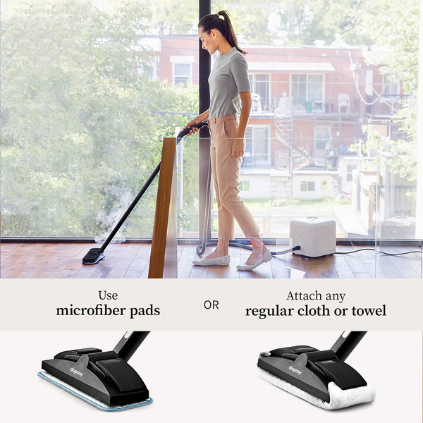 Dupray Neat Steam Cleaner for Home Essential Pack | Powerful Multipurpose Steamer | Chemical-free cleaning for floor, car, wall, grout & kitchen |