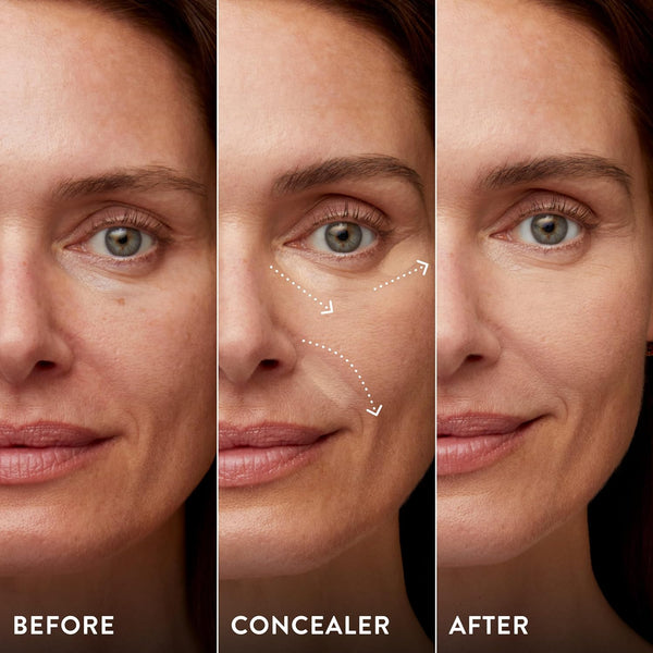 LAURA GELLER NEW YORK the Ideal Fix Concealer - Golden Medium - Buildable Medium to Full Coverage Liquid Concealer - Covers under Eye Dark Circles