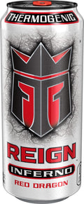 Reign Inferno Red Dragon, Thermogenic Fuel, Fitness and Performance Drink, 16 Fl Oz (Pack of 12) Red Dragon 16 Fl Oz (Pack of 12)