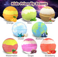 Bath Bombs for Kids with Toys Inside, 8 Light up Bath Bomb of Solar System Set, Planet Bath Bomb with Surprise Inside, Kid-Friendly Bubble Bath