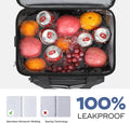 RealCool 35/45 Can Collapsible Soft Cooler Bag, Leakproof Ice Chest Black 35 can