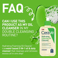 CeraVe Hydrating Foaming Oil Facial Cleanser with Hyaluronic Acid, 8oz 8 Fl Oz (Pack of 1)