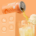 Poppi Prebiotic Soda, Sparkling Water & Fruit Juice, Orange Cream, 12 Oz, 12 Pack Orange Cream 12 Fl Oz (Pack of 12)