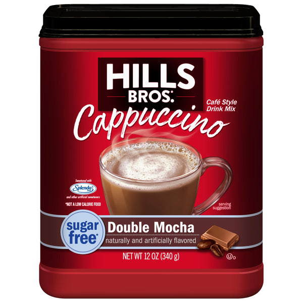 Hills Bros. Cappuccino Mix – Rich, Frothy Coffeehouse-Tasting Instant Drink Mix – Quick and Easy Preparation – Perfect for Hot & Iced Drinks &